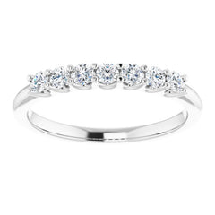Platinum 1/3 CTW Natural Diamond Anniversary Band