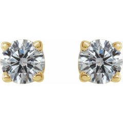 14K Yellow 1/4 CTW Natural Diamond Earrings