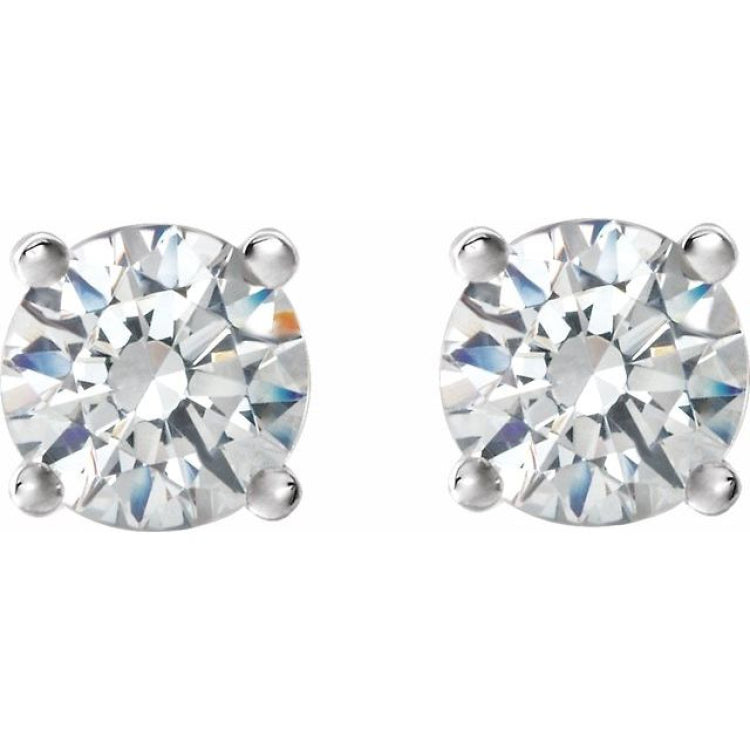 Platinum 2 CTW Natural Diamond Cocktail-Style Earrings