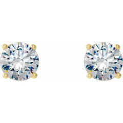 14K Yellow 1/2 CTW Natural Diamond Cocktail-Style Earrings
