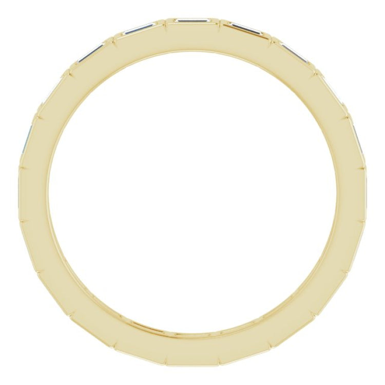 14K Yellow 1/4 CTW Natural Diamond Eternity Band Size 5