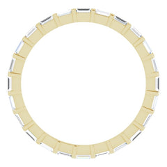 14K Yellow 1/3 CTW Natural Diamond Eternity Band Size 5