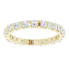 14K Yellow 1 1/8 CTW Natural Diamond Eternity Band Size 5