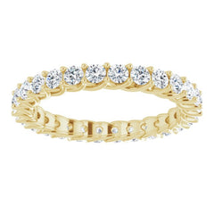 14K Yellow 1 3/8 CTW Natural Diamond Eternity Band