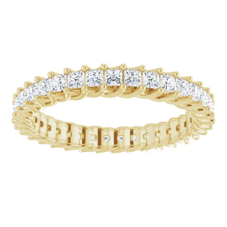 14K Yellow 1 1/6 CTW Natural Diamond Eternity Band
