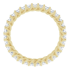 14K Yellow 1 1/2 CTW Natural Diamond Eternity Band