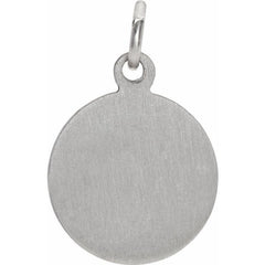 Sterling Silver 12 mm St. Christopher Medal
