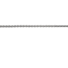 Sterling Silver 1 mm Wheat Chain by the Inch