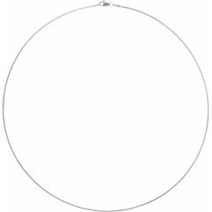 Sterling Silver 1 mm Wheat 18" Chain