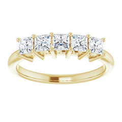 14K Yellow 3/4 CTW Natural Diamond Anniversary Band