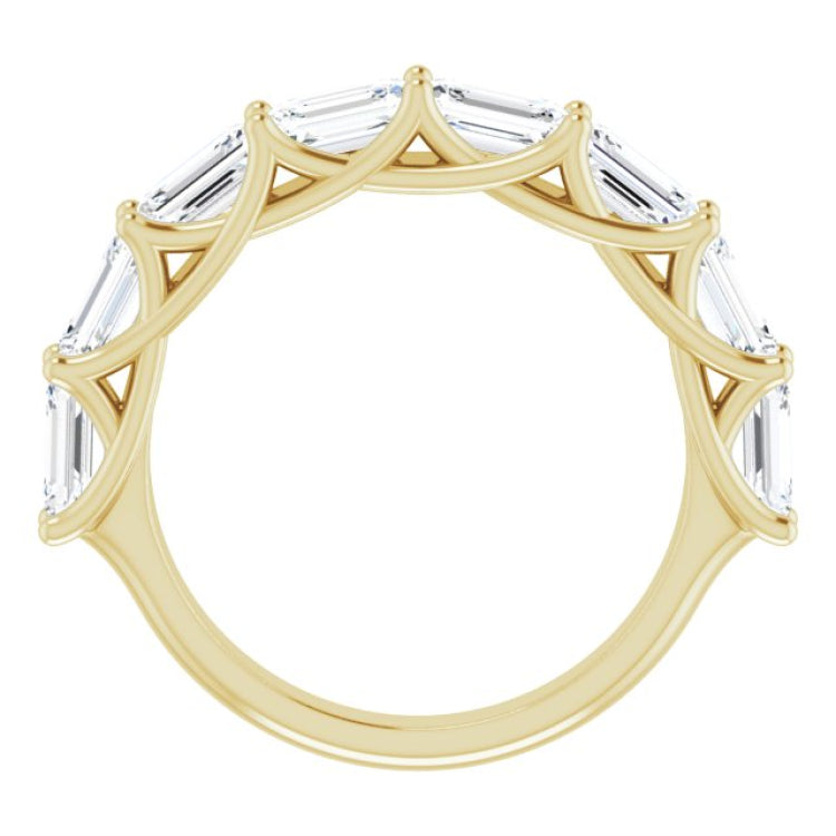 14K Yellow 2 5/8 CTW Natural Diamond Anniversary Band