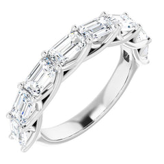 Platinum 2 5/8 CTW Natural Diamond Anniversary Band