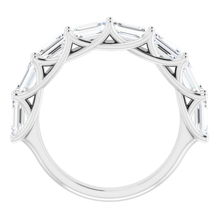 Platinum 2 5/8 CTW Natural Diamond Anniversary Band