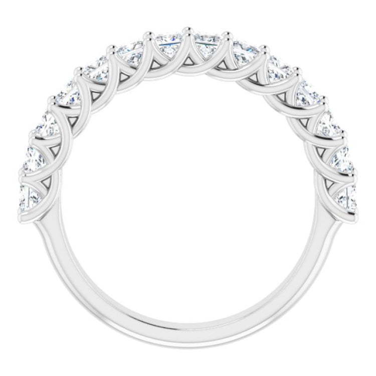 Platinum 1 1/3 CTW Natural Diamond Anniversary Band