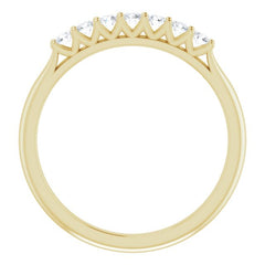 14K Yellow 1/5 CTW Natural Diamond Anniversary Band