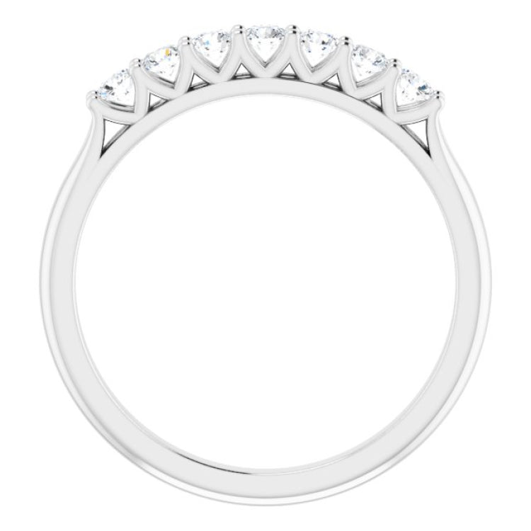 14K White 1/3 CTW Natural Diamond Anniversary Band