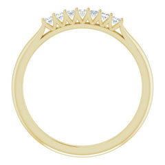 14K Yellow 1/6 CTW Natural Diamond Anniversary Band