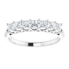 14K White 3/4 CTW Natural Diamond Anniversary Band