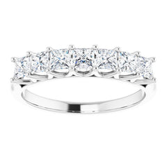 Platinum 9/10 CTW Natural Diamond Anniversary Band