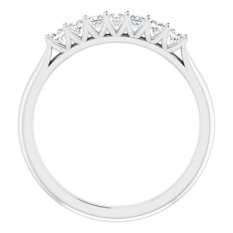 14K White 1/3 CTW Natural Diamond Anniversary Band