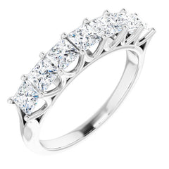 Platinum 1 3/8 CTW Natural Diamond Anniversary Band