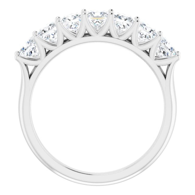 Platinum 1 3/8 CTW Natural Diamond Anniversary Band