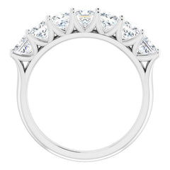 14K White 1 3/4 CTW Natural Diamond Anniversary Band