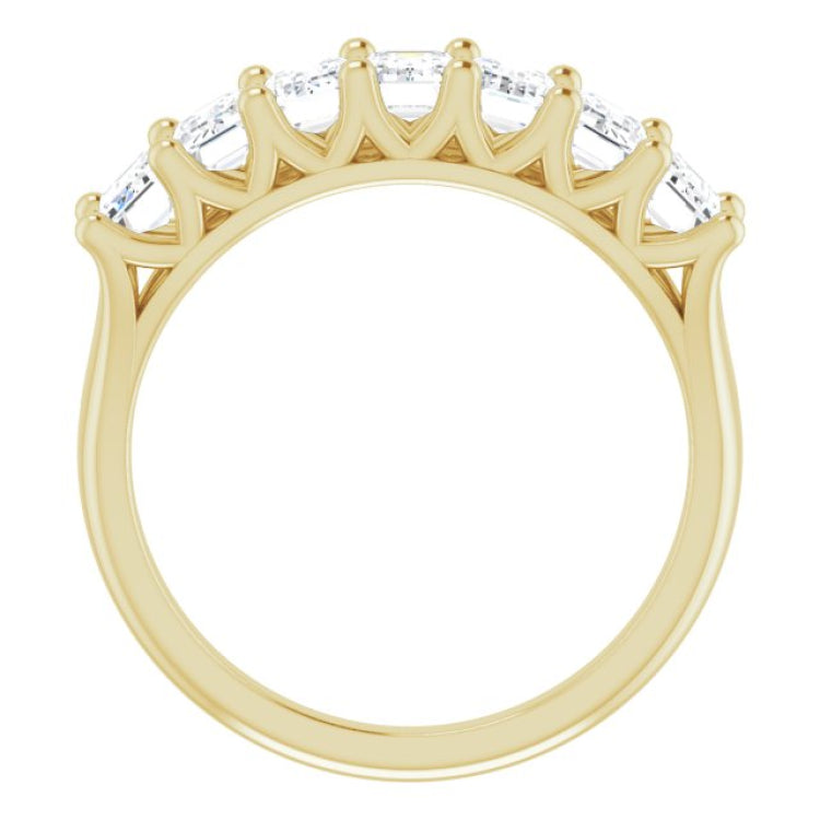 14K Yellow 2 1/2 CTW Natural Diamond Anniversary Band