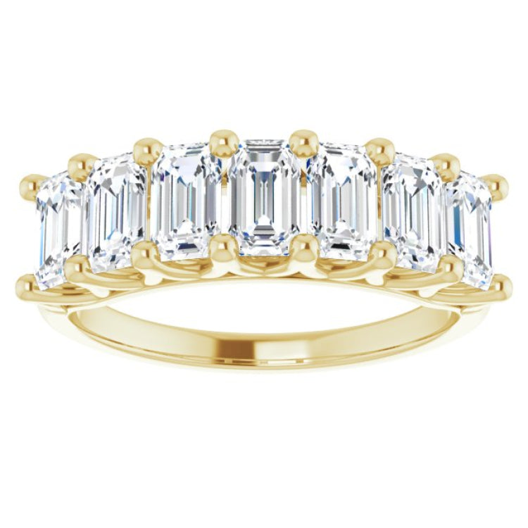 14K Yellow 2 1/2 CTW Natural Diamond Anniversary Band