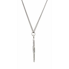 Sterling Silver 25x24 mm Four-Way Cross Medal 24" Necklace