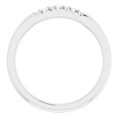 14K White 1/4 CTW Natural Diamond Anniversary Band