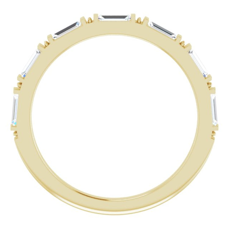 14K Yellow 3/8 CTW Lab-Grown Diamond Anniversary Band