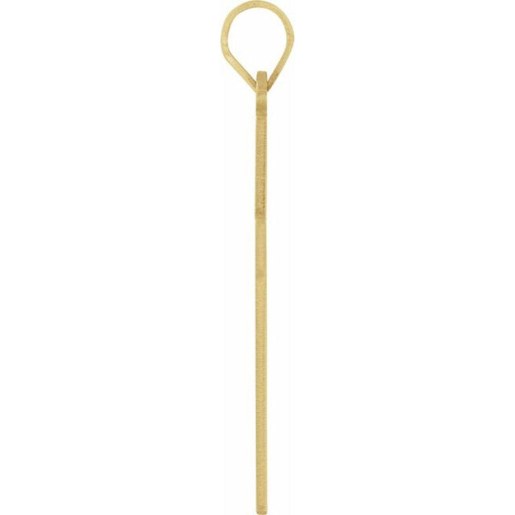 14K Yellow 28 x 18 mm Cross Pendant