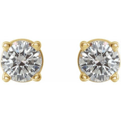 14K Yellow 1/3 CTW Natural Diamond Stud Earrings