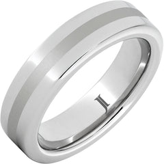 Serinium® Ring with Satin Finish Center