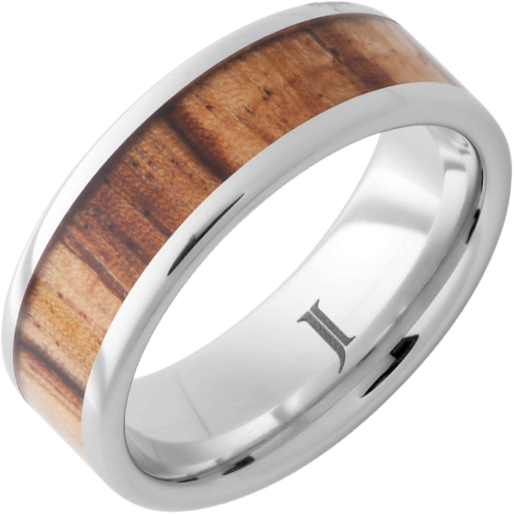 Veldt - Serinium® Zebrawood Inlay Ring