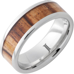 Veldt - Serinium® Zebrawood Inlay Ring