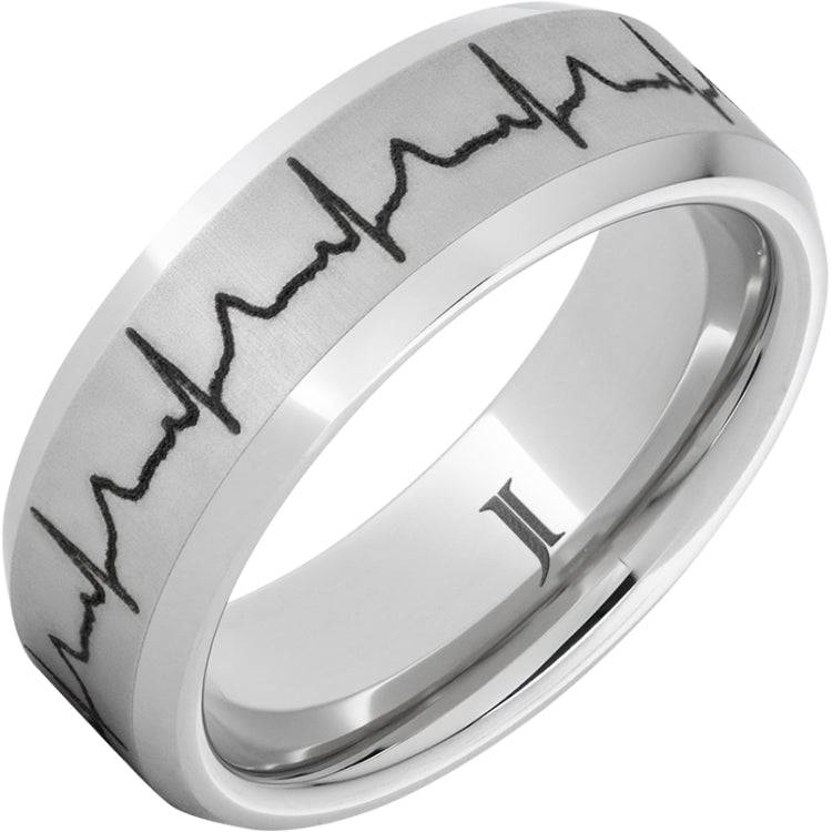 Heartbeat - Serinium® Custom Engraved Ring