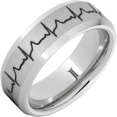 Heartbeat - Serinium® Custom Engraved Ring