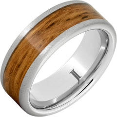 Barrel Aged Serinium® Ring with Single Malt Inlay and Stone Finish