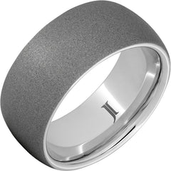 Serinium® Men's Ring with Sandblast Finish