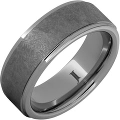 The Sentinel Rugged Tungsten Hand Textured Ring