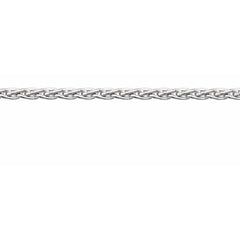 Sterling Silver 1.5 mm Wheat Chain by the Inch