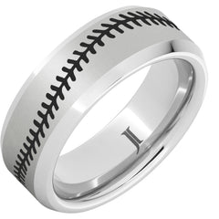 National Pastime Collection Serinium® Beveled Baseball Ring