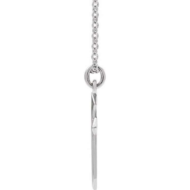 Sterling Silver Cross 18" Necklace