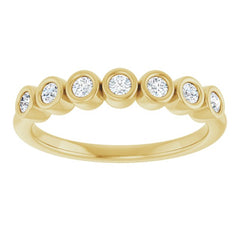 14K Yellow 1/5 CTW Lab-Grown Diamond  Anniversary Band