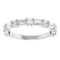 Platinum 3/4 CTW Lab-Grown Diamond  Anniversary Band