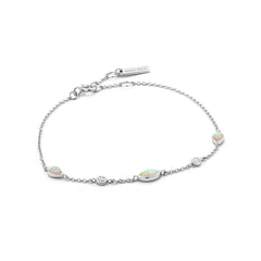 Silver Opal Bracelet