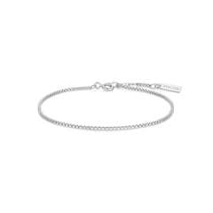 Silver Box Chain Bracelet