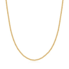 Gold Shiny Curb Necklace